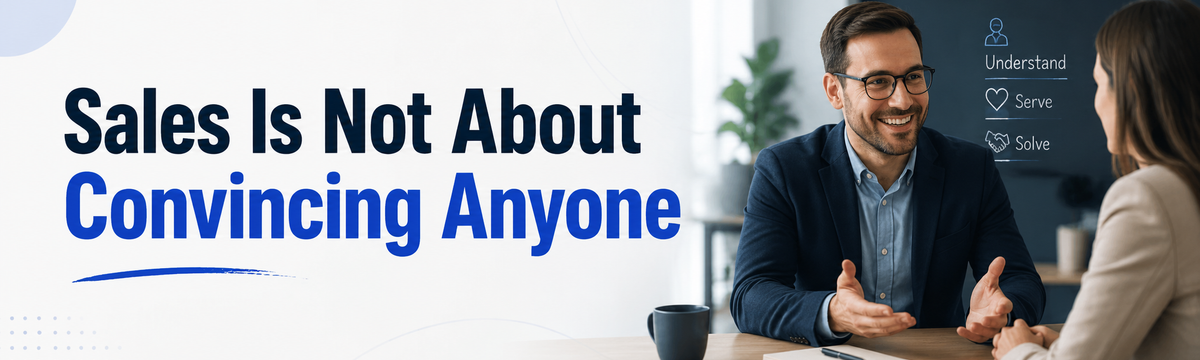 Sales Is Not About Convincing Anyone