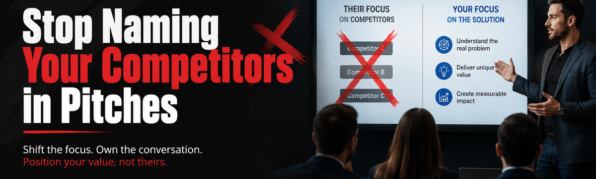 Stop Naming Your Competitors in Pitches